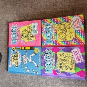 Dork diaries book set 4 books